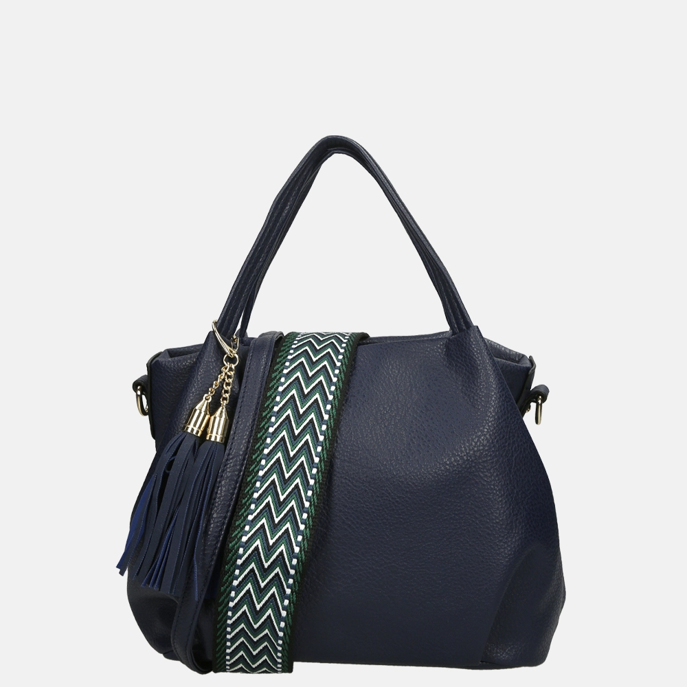 Flora Co handtas soft navy bij Duifhuizen